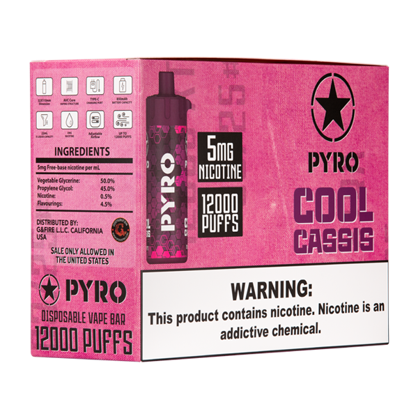 Cool Cassis PYRO Vape β Mi-One Brands