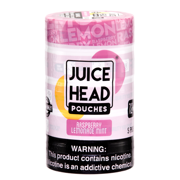 Raspberry Lemonade Mint Juice Head Nicotine Pouch 12mg 5-Pack