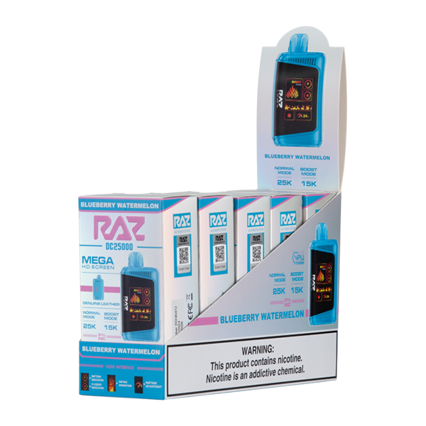 Blueberry Watermelon RAZ DC25000 Vape β Mi-One Brands
