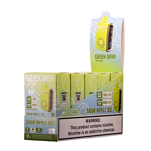 Sour Apple Ice Geek Bar Pulse Vape Sour Apple Ice Geek Bar Pulse Vape