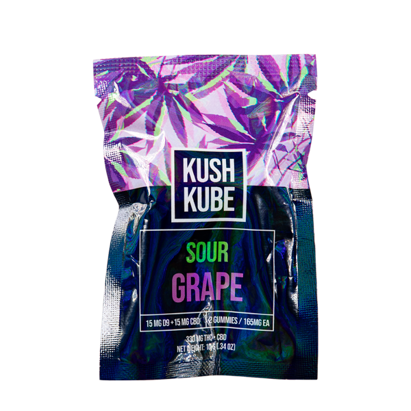 Sour Grape Delta Gummies by Kush Kube