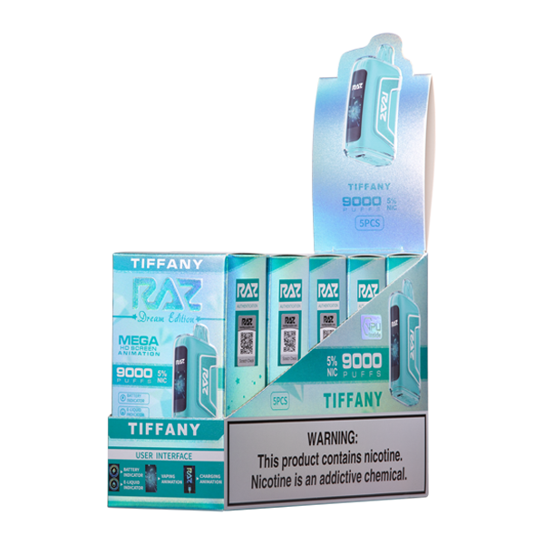 Tiffany RAZ TN9000 Dream Edition Vape – Mi-One Brands