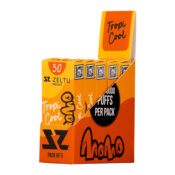 Tropicool Momo Zeltu X3 Pods 50mg 5 pack