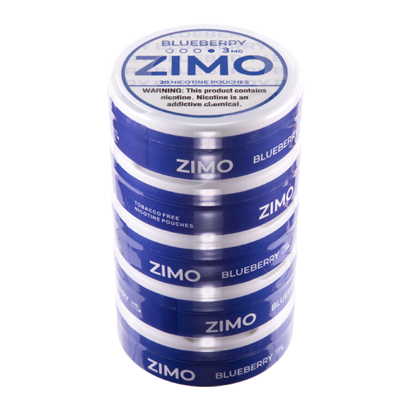  Blueberry Zimo Nicotine Pouches 3mg