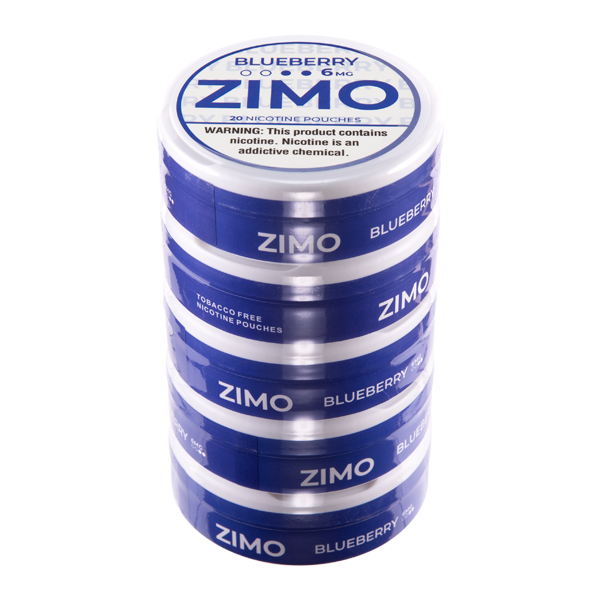 Blueberry 6mg Zimo 5-PK White Label