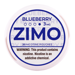 Blueberry 3mg Zimo Single Can White Label