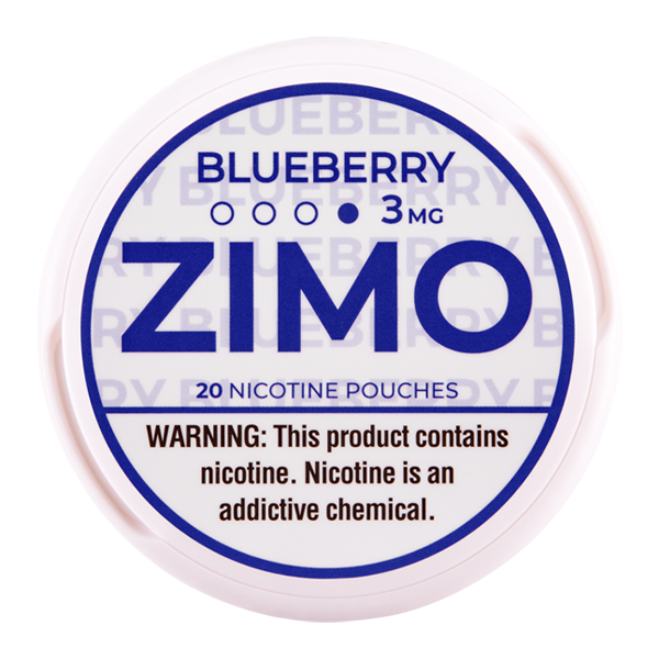 Blueberry 3mg Zimo Single Can White Label