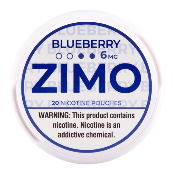 Blueberry 6mg Zimo Single Can White Label