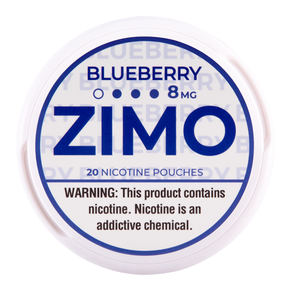 Blueberry 8mg Zimo Single Can White Label