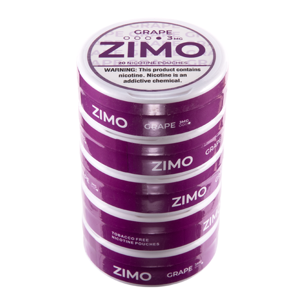 Grape Zimo Nicotine Pouches 3mg 5-Pack