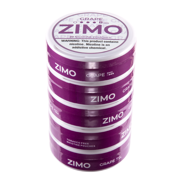 Grape Zimo Nicotine Pouches 8mg 5-Pack