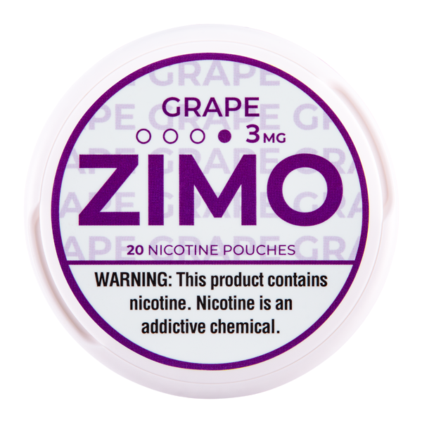 Grape Zimo Nicotine Pouches 3mg