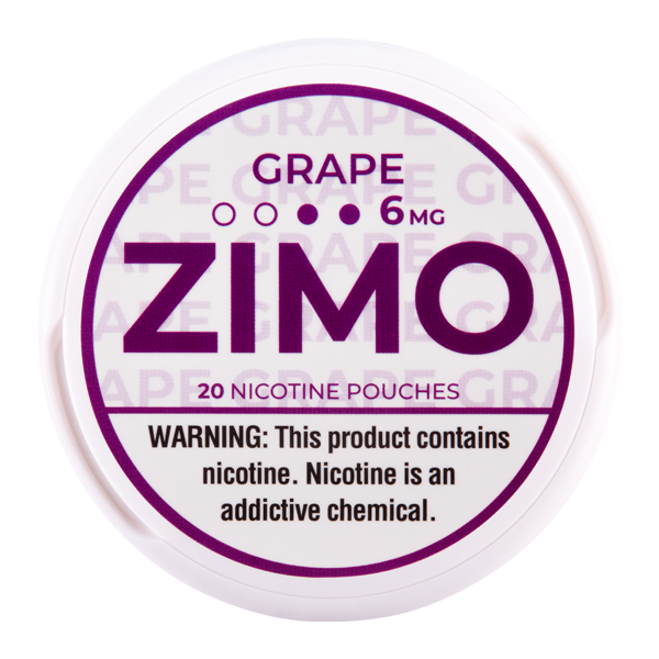Grape Zimo Nicotine Pouches 6mg