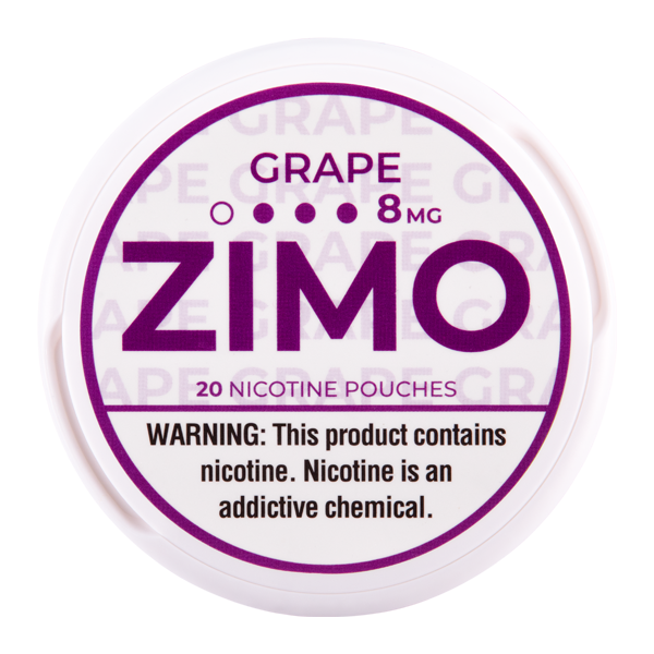Grape Zimo Nicotine Pouches 8mg