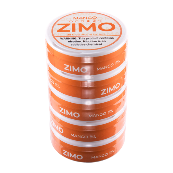 Mango Zimo Nicotine Pouches 3mg 5-Pack