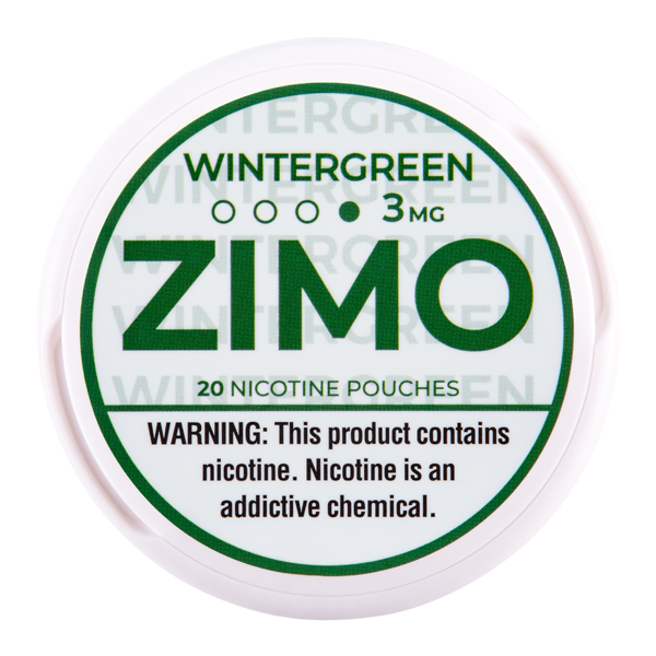 Wintergreen Zimo Nicotine Pouches 3mg