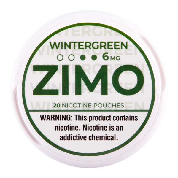 Wintergreen Zimo Nicotine Pouches 6mg