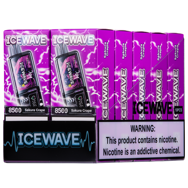 Sakura Grape Icewave 8500 10-Pack