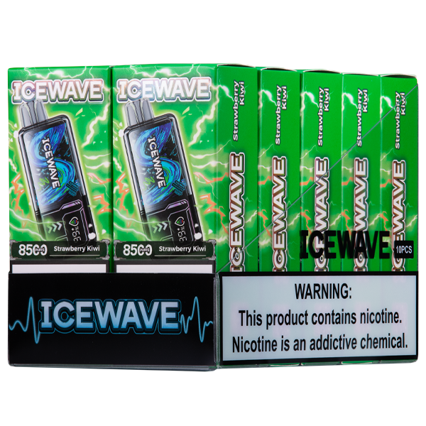Strawberry Kiwi Icewave 8500 10-Pack