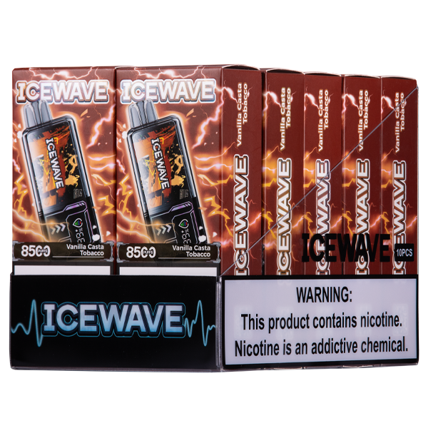Vanilla Casta Tobacco Icewave 8500 10-Pack