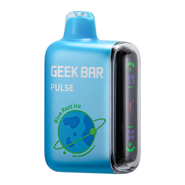 Blue Razz Ice Geek Bar Pulse Zero Nictine