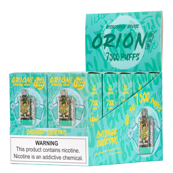 Chicago Cocktail Orion Bar 7500 Puff Vape 10-Pack