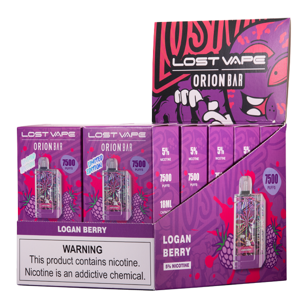 Logan Berry Lost Vape Orion Bar Device 10-Pack