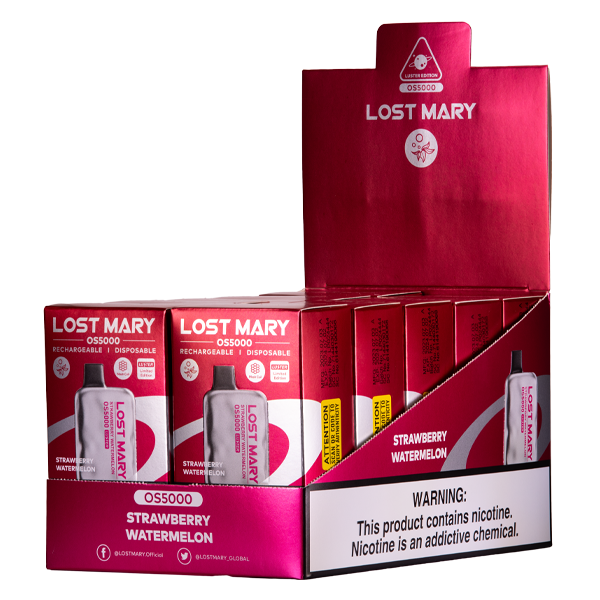 Strawberry Watermelon Lost Mary Luster Vape 10-Pack