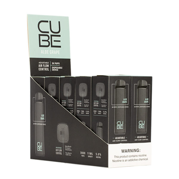 Aloe Grape Cube Disposable Vape Flavor 10-Pack