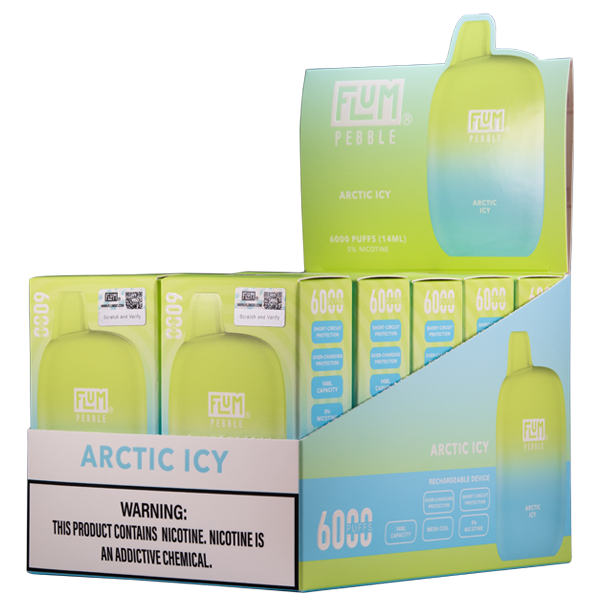 Arctic Icy Flum Pebble Disposable Vape 10pk