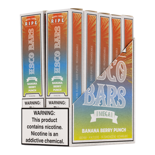 Banana Berry Punch Esco Bar Mega Vape MiOne Brands