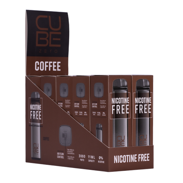 Cube Zero Coffee Disposable Vape Flavor 10-Pack