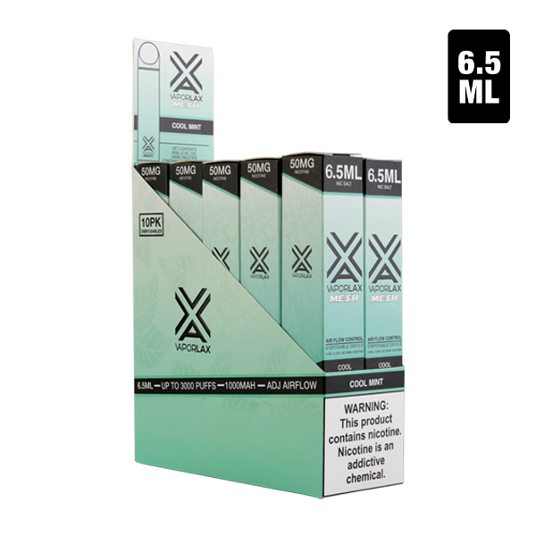 Cool Mint · VaporLax Disposables · 3000 Puffs +20 Flavors – Mi-One Brands