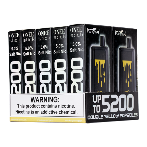 Double Yellow Pop Kangvape Onee Stick 5200 MiOne Brands