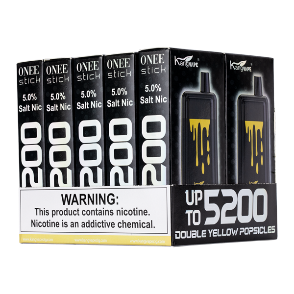 Double Yellow Popsicles Kangvape Onee Stick 5200 10-Pack