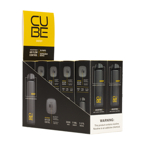 Cube Energy Disposable Vape Flavor 10-Pack