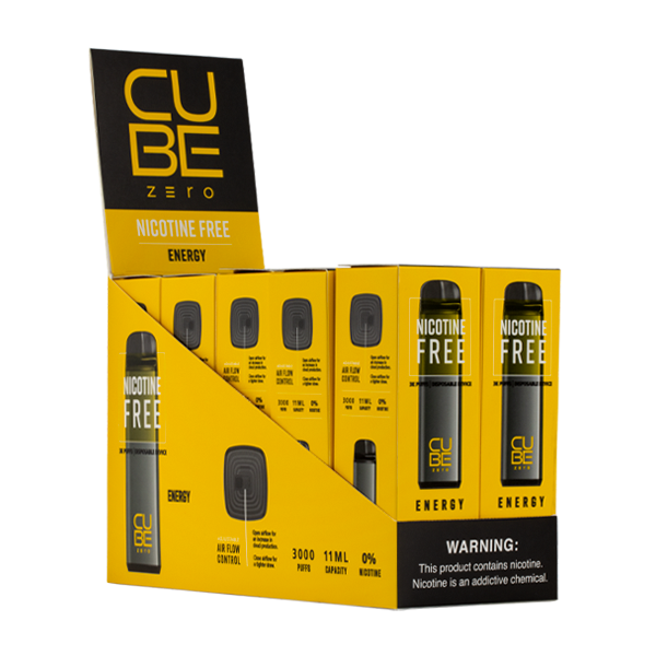 Cube Zero Energy Disposable Vape Flavor 10-Pack