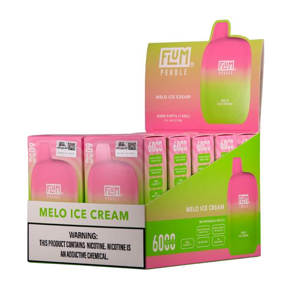 Melo Ice Cream Flum Pebble Vape 10-Pack