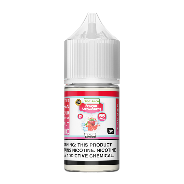 Shop for menthol strawberry flavored vape juice made by Pod Juice available in multiple nicotine levels