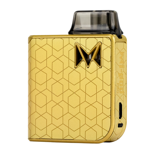Available here in Gold Alloy, experience the most luxurious pod system with Mi-Pod PRO