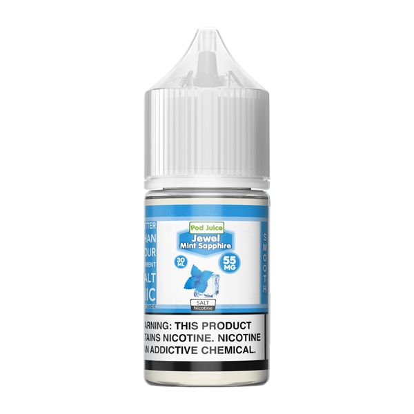 Favorited by local vape shops, shop jewel mint sapphire by pod juice in nicotine strengths of 5% and 3.5%