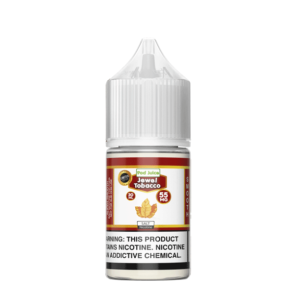Experience tantalizing flavor with Jewel Tobacco e-liquid from Pod juice, available in 5% and 3.5% nicotine strengths