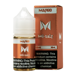 A 30ml vape juice with nicotine in 20mg & 40mg, Mango Mi-Salts by Mi-One Brands