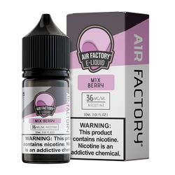 A 30ml vape juice with nicotine salts in 20mg & 40mg, Mix Berry by Air Factory