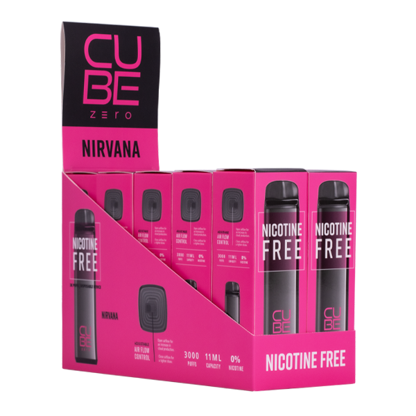 Cube Zero Nirvana disposable vape flavor 10-pack