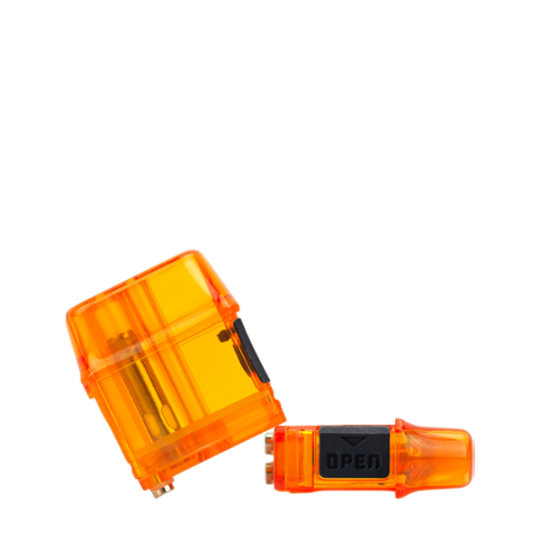 Shop low priced vape with our customized mipod replacement pods, shown in orange with 6 more colors