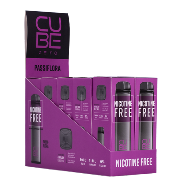 Cube Zero Passiflora Disposable Vape Device 10-pack