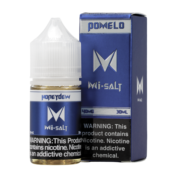 A 30ml vape juice with nicotine in 20mg & 40mg, Honeydew Mi-Salts by Mi-One Brands