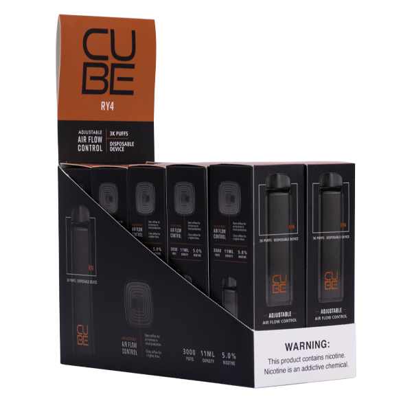 RY4 Cube Vape Flavor 10-Pack