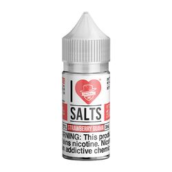 Guava, Strawberry, and Kiwi flavored nicotine salts in 25mg, Strawberry Guava is an I Love Salts Eliquid
